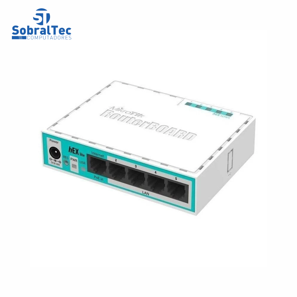 MikroTik RB750r2 RouterBOARD Hex Lite 5 Ports Router PoE OSL4 USADO
